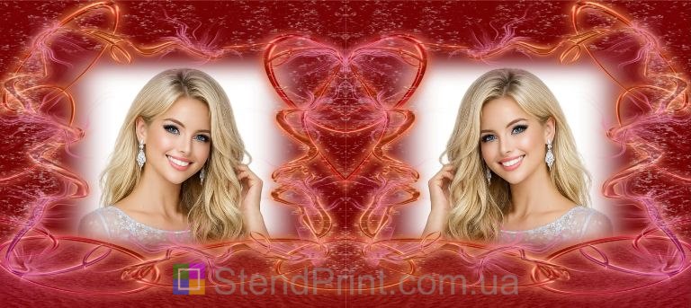 Кружка с фото для любимой романтический подарок с сердцами заказать