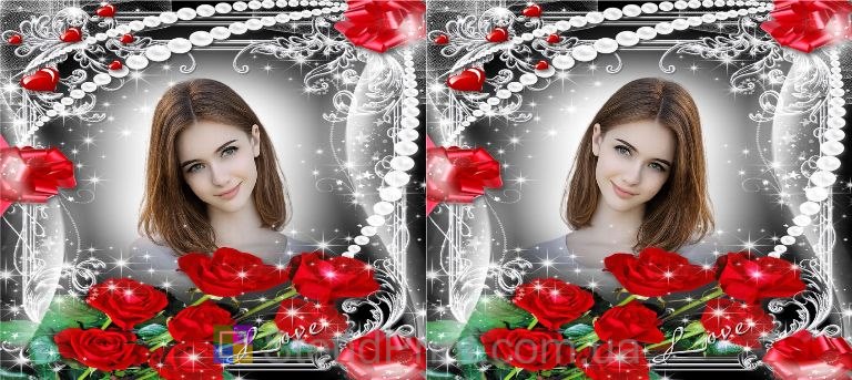 Кружка з фото «Троянди та перли» — витончений подарунок