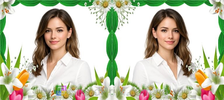 Чашка с фото для девушки с цветами нежный подарок заказать