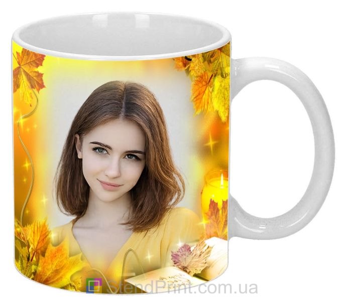 Кружка з фото осіння казка персональний фотодрук купити онлайн