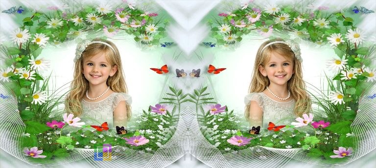 Кружка с фото венок из ромашек со своим фото заказать