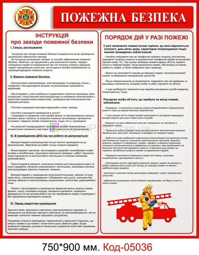 Плакаты по пожарной безопасности на предприятии