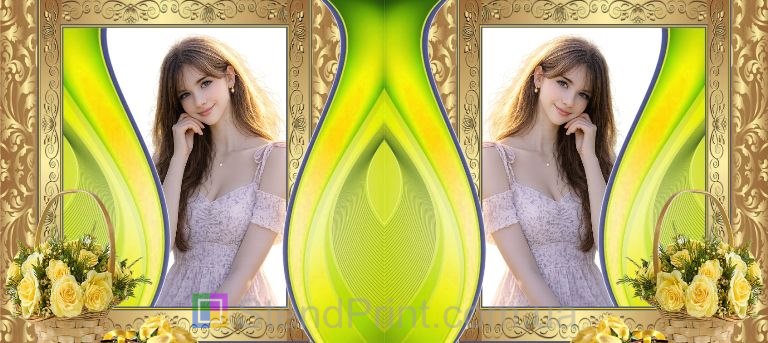 Кружка с фото для девушки с цветами красивый подарок заказать