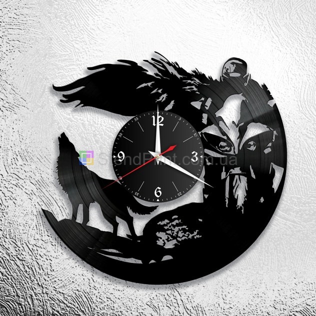 Прикольные часы на кухню Мото