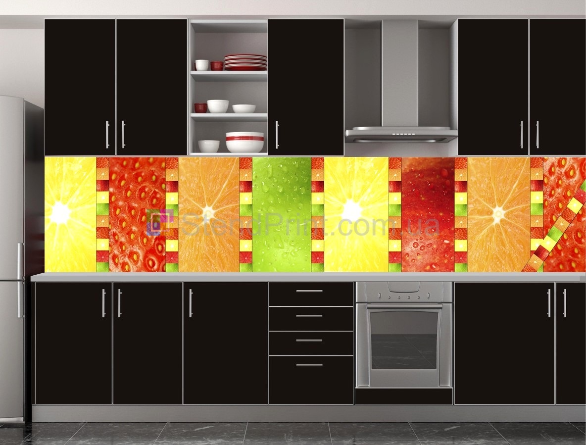 Кухонный фартук из оргстекла