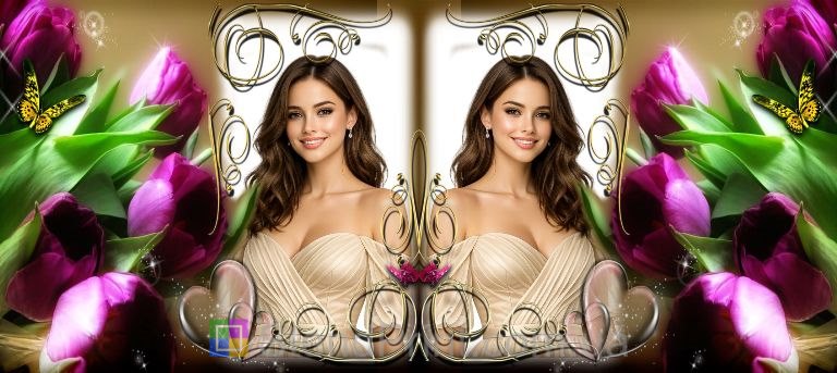 Горнятко з фото з тюльпанами та метеликом подарунок коханій купити онлайн