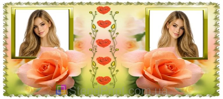 Кружка з фото для дівчини з трояндою красивий подарунок замовити