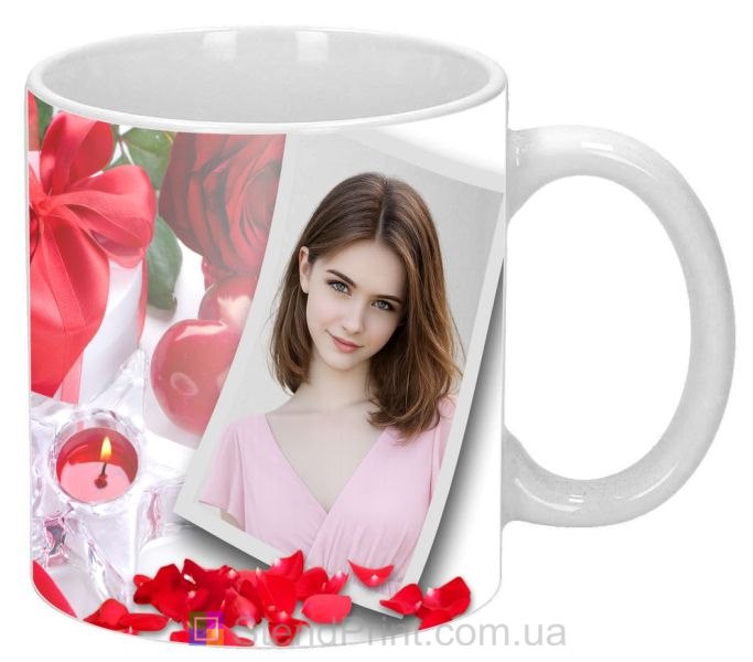 Кружка с фото — романтический подарок любимой