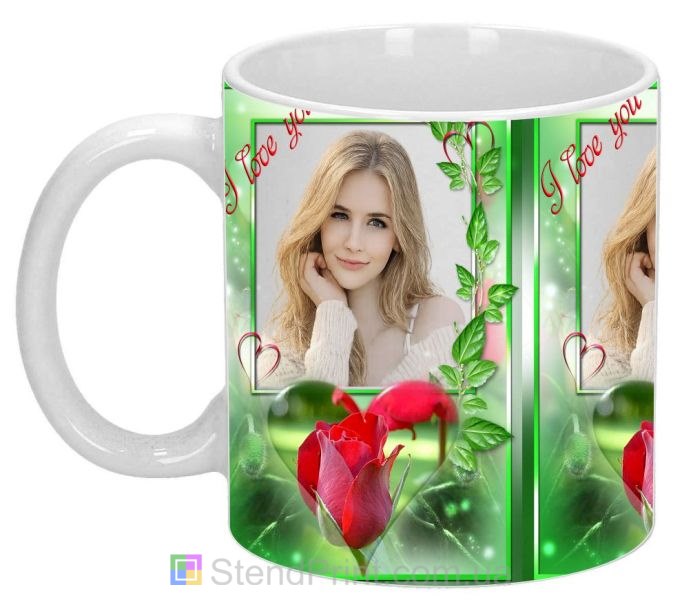 Чашка з фото та зізнанням — щирий подарунок коханій