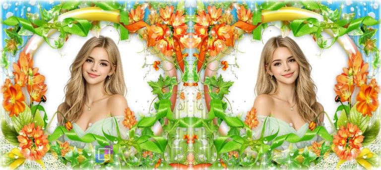 Чашка з фото яскраві літні квіти та зелені пелюстки — персональний дизайн, замовити онлайн