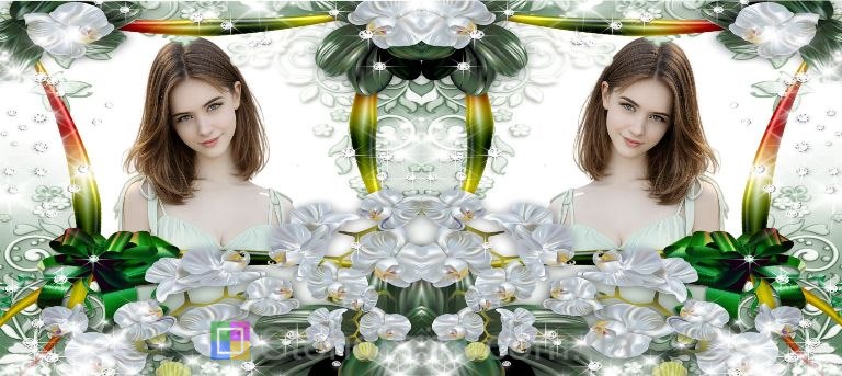 Чашка з фото білосніжні орхідеї ніжний подарунок замовити