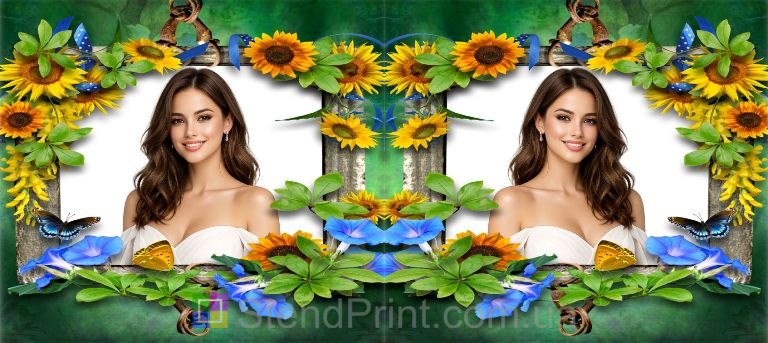 Кружка з фото для дівчини з квітами — подарунок, замовити онлайн