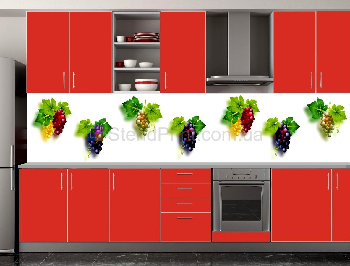 Фартук для кухни кирпич