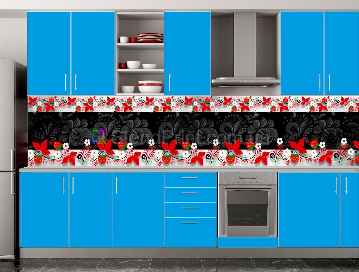 Стекло на рабочую стенку в кухню