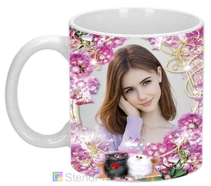 Кружка з фото та кошенятами — милий подарунок з усмішкою