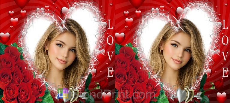 Чашка з фото LOVE для коханої з трояндами що подарувати дівчині де замовити