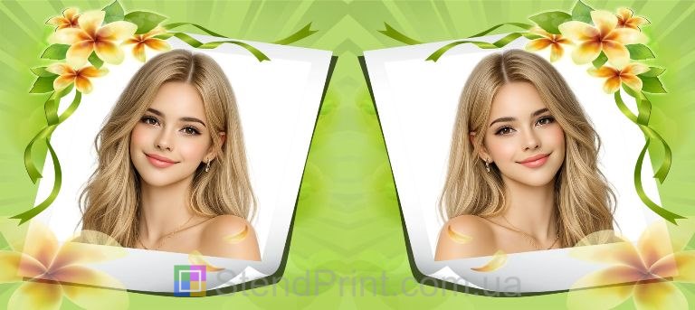 Кружка с фото для девушки с цветами яркий подарок заказать