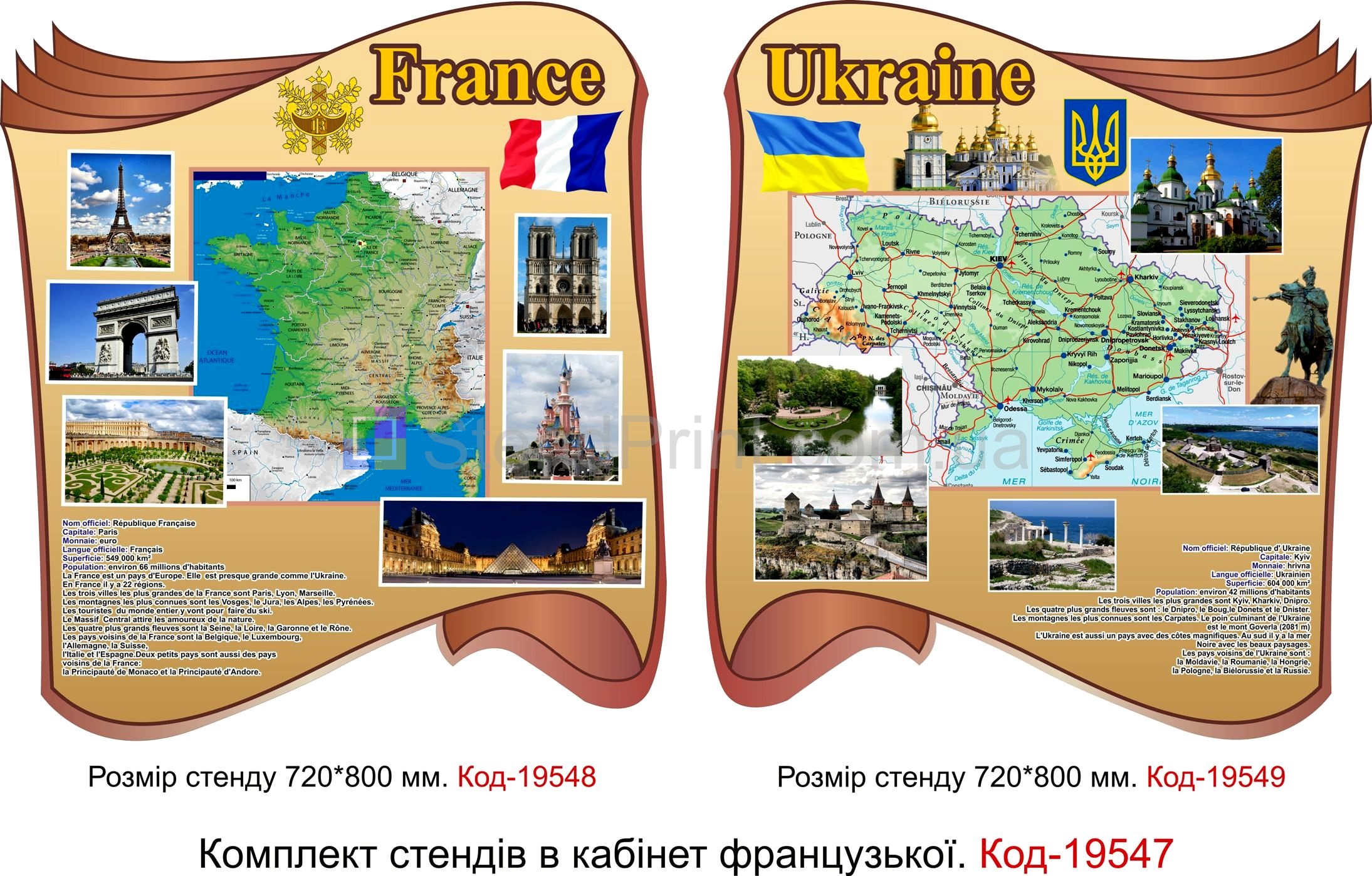 Плакати для кабінету французької мови