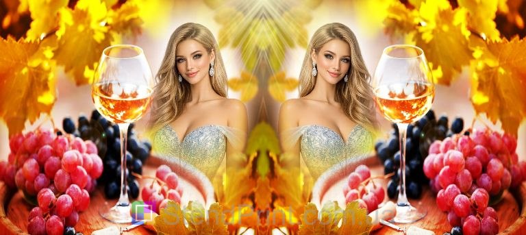 Кружка з фото осінь виноградні грона персональний друк на кружці