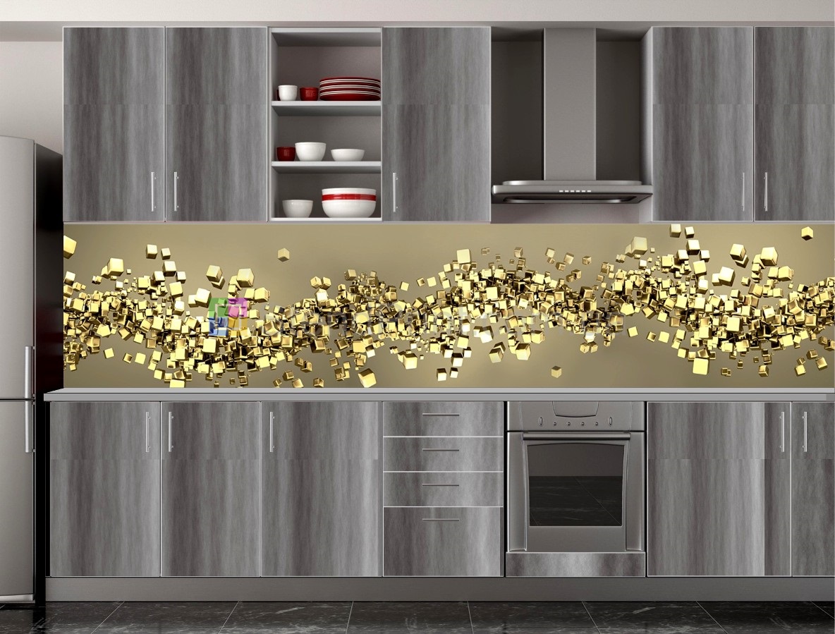 Черный кухонный фартук