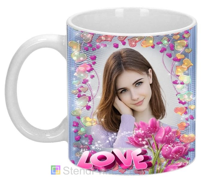 Кружка з фото та сердечками — ніжний подарунок від серця