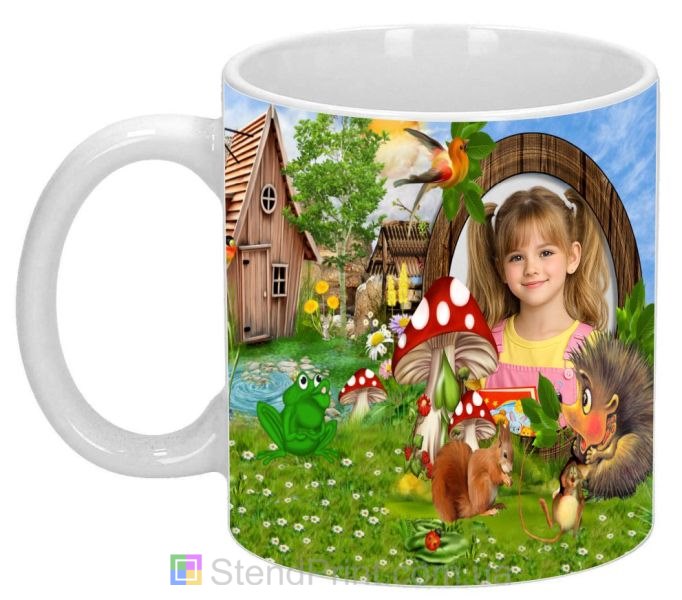Кружка з фото для дівчинки казковий подарунок замовити онлайн
